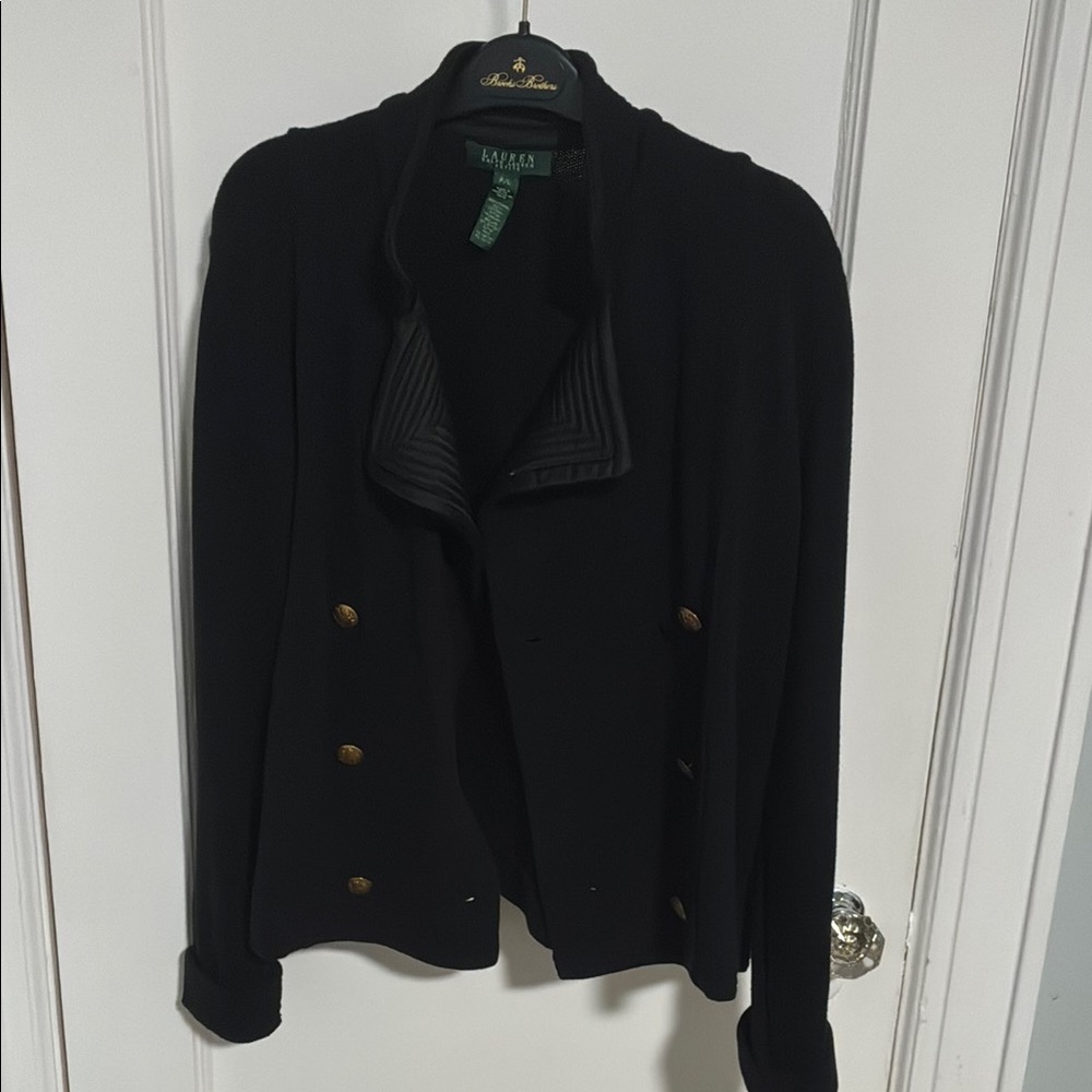 Lauren Ralph Lauren Black Sweater for Professional Elegance
